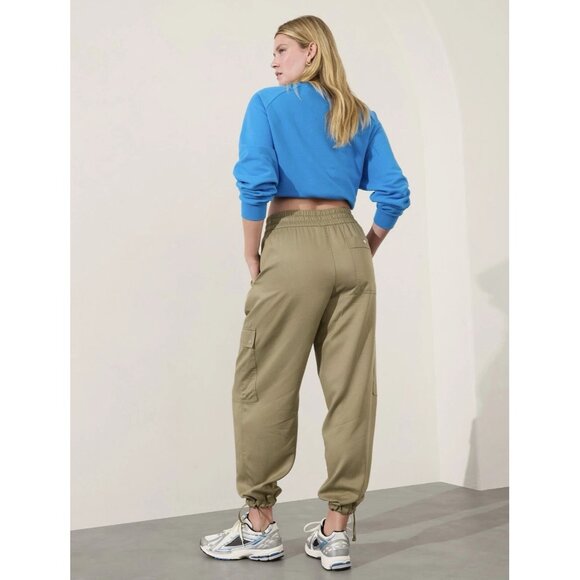 NWT Athleta Womens Size XS Olive Green Celestial High Rise Utility Pant NEW - Picture 8 of 8